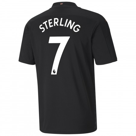 Billiga Fotbollströjor Manchester City Raheem Sterling 7 Borta tröja 2020/21 Kortärmad